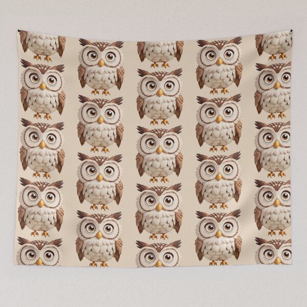 Item preview, Cute 3D style animated owl - lovely designed and sold by ChickNickStudio.