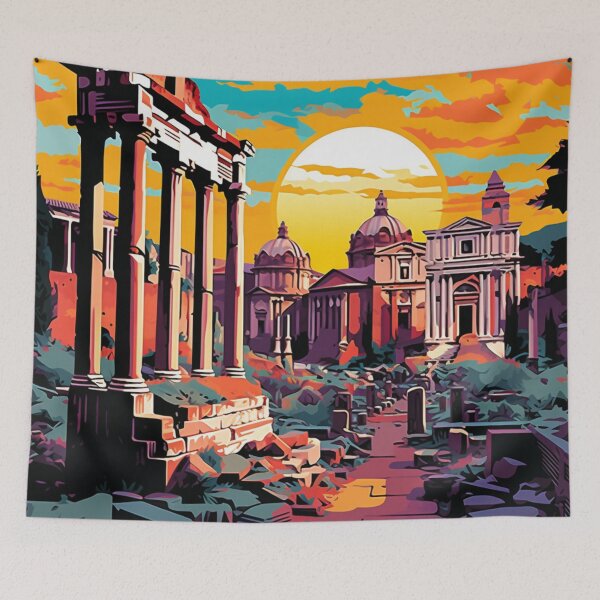 Item preview, A Pop Art Travel Print of Rome - Italy designed and sold by StudioRedKoala.