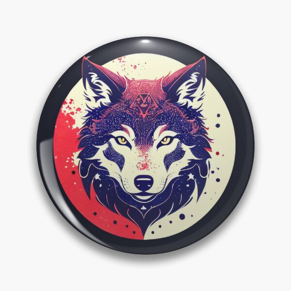 Artikelvorschau, Wolf Wolfssymbol Ich liebe Wölfe entworfen und verkauft von FaridStoore.