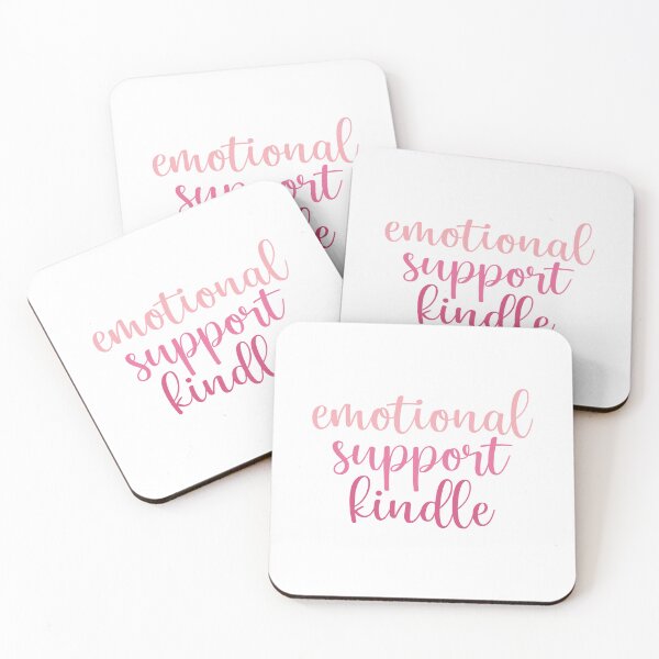 Item preview, Emotional Support Kindle Pink designed and sold by KimbeeCalderon.