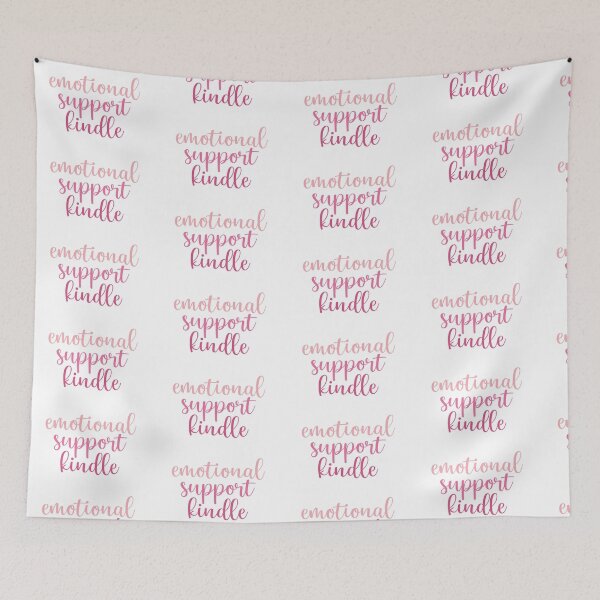 Item preview, Emotional Support Kindle Pink designed and sold by KimbeeCalderon.