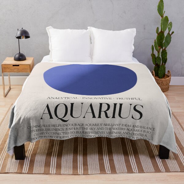 Item preview, Aquarius Color and Traits Horoscope designed and sold by Supercrown.