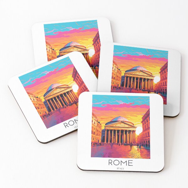 Item preview, A Pop Art Travel Print of Rome - Italy designed and sold by StudioRedKoala.