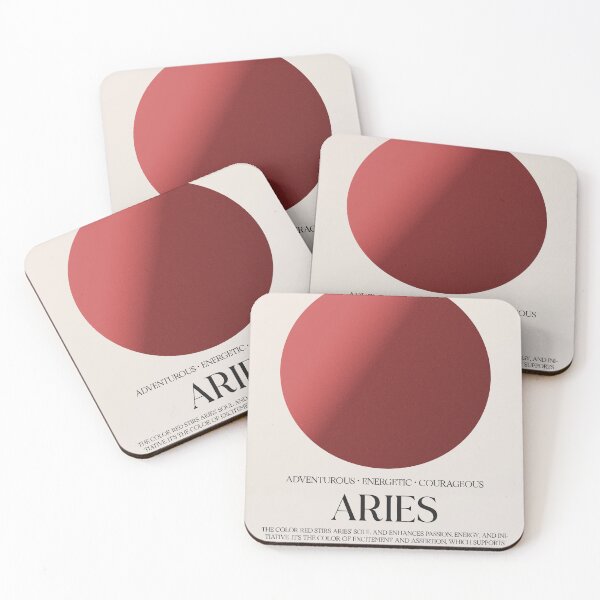 Item preview, Aries Color and Traits Horoscope  designed and sold by Supercrown.