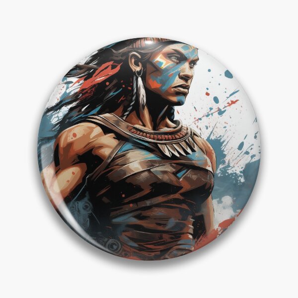 Item preview, Don't Stand In My Way, Taino warrior woman standing ready for battle designed and sold by jeanfmarc.