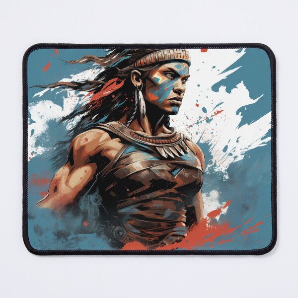 Item preview, Don't Stand In My Way, Taino warrior woman standing ready for battle designed and sold by jeanfmarc.