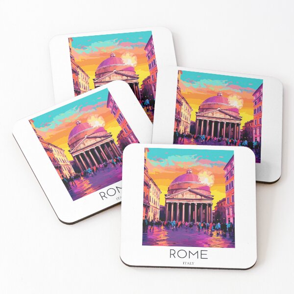 Item preview, A Pop Art Travel Print of Rome - Italy designed and sold by StudioRedKoala.