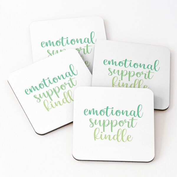 Item preview, Emotional Support Kindle Green designed and sold by KimbeeCalderon.