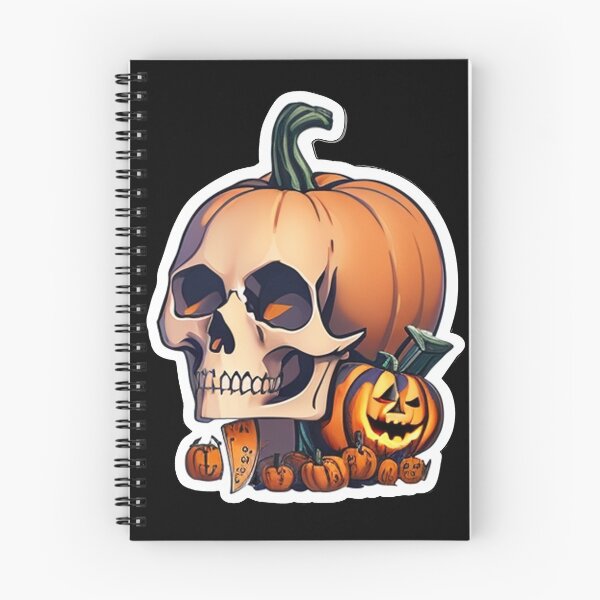 Item preview, Skull Skeleton Spooky Pumpkin designed and sold by TrendyPalette.