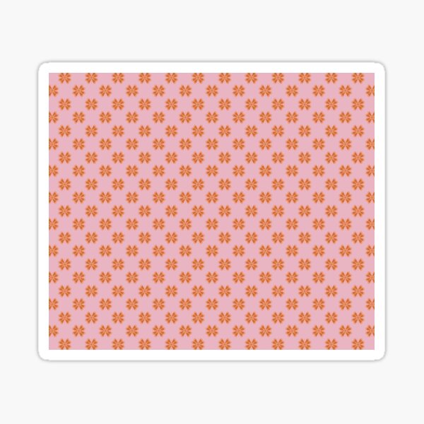 flower orange Sticker