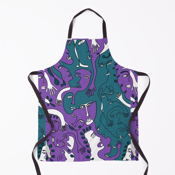 Item preview, Abstract Colourful Face Pattern designed and sold by kbracey-meraki.