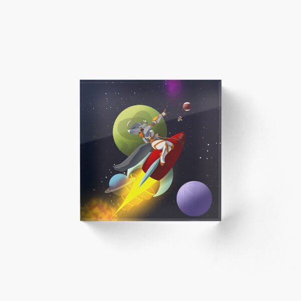 Space Vixen Acrylic Block