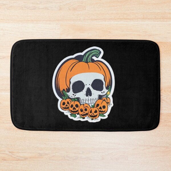 Item preview, Skull Skeleton Spooky Pumpkin designed and sold by TrendyPalette.