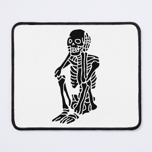 Item preview, Reflective Remains The Contemplative Skeleton designed and sold by DreamStore360.
