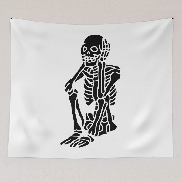 Item preview, Reflective Remains The Contemplative Skeleton designed and sold by DreamStore360.