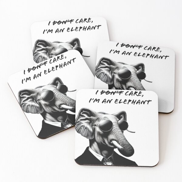 Item preview, Chilled Elephant with Sunglasses: Benevolent Nonchalance!  designed and sold by DjingoDingo.