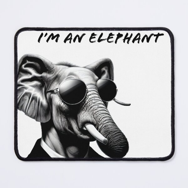 Item preview, Chilled Elephant with Sunglasses: Benevolent Nonchalance!  designed and sold by DjingoDingo.