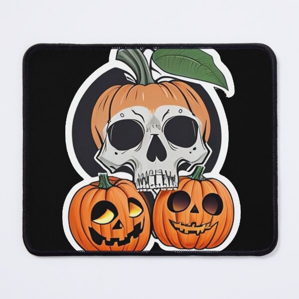 Item preview, Skull Skeleton Spooky Pumpkin designed and sold by TrendyPalette.