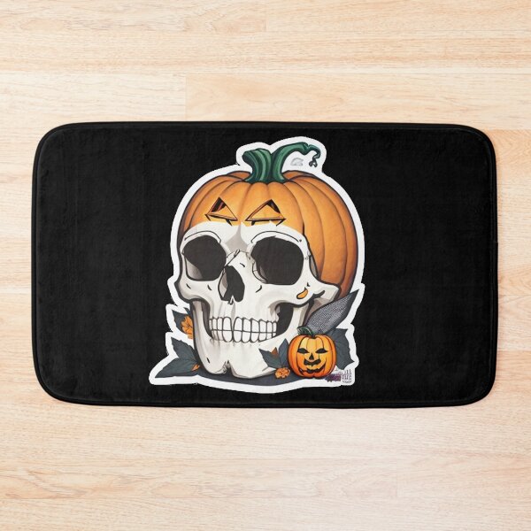 Item preview, Skull Skeleton Spooky Pumpkin designed and sold by TrendyPalette.