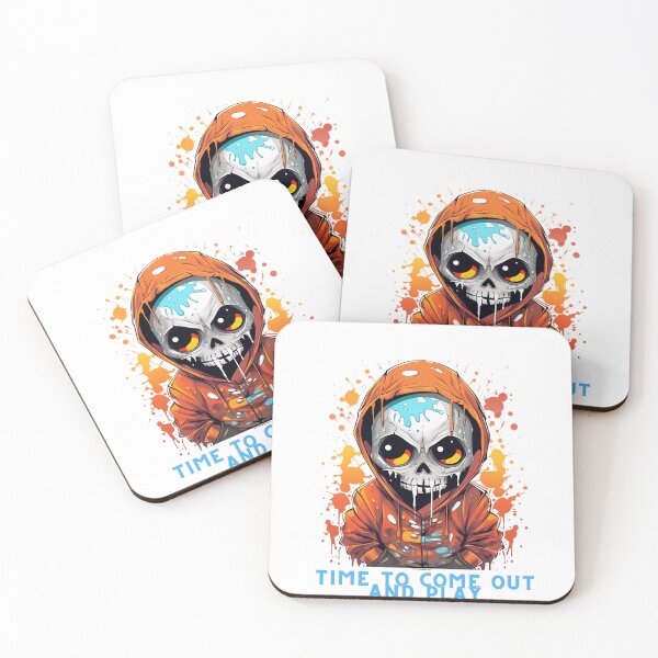 Item preview, Spooky Hoodie Skeleton: Come Out and Play Halloween T-Shirt designed and sold by Rebekkahsdesign.