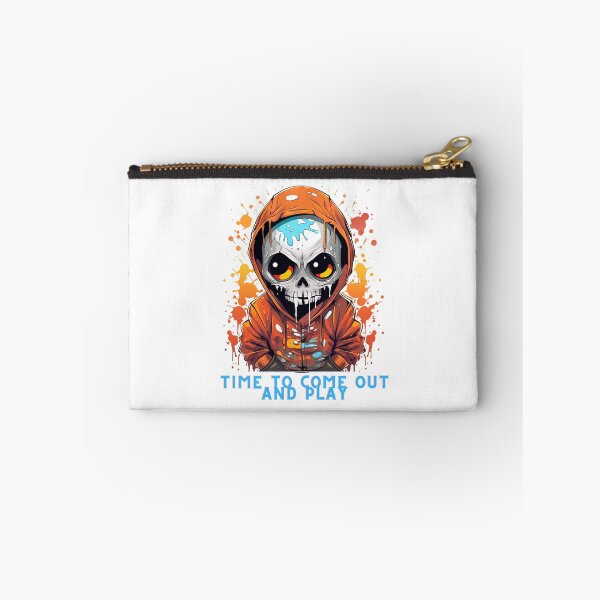Item preview, Spooky Hoodie Skeleton: Come Out and Play Halloween T-Shirt designed and sold by Rebekkahsdesign.