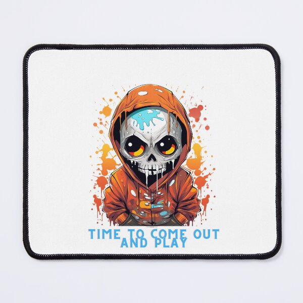 Item preview, Spooky Hoodie Skeleton: Come Out and Play Halloween T-Shirt designed and sold by Rebekkahsdesign.