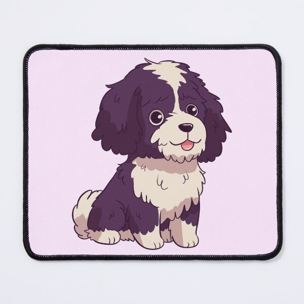 Item preview, Cute portuguese water dog cartoon illustration designed and sold by Yaragold.