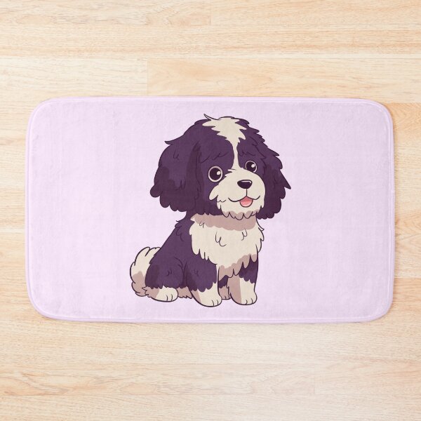 Item preview, Cute portuguese water dog cartoon illustration  designed and sold by Yaragold.