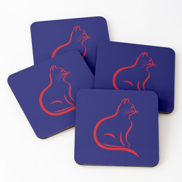 Item preview, Outline of a Curvy Cat designed and sold by Jeallan Designs.