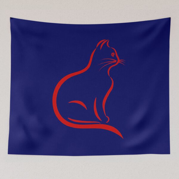 Item preview, Outline of a Curvy Cat designed and sold by Jeallan Designs.