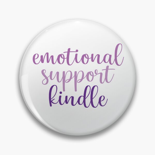 Item preview, Emotional support kindle purple designed and sold by KimbeeCalderon.