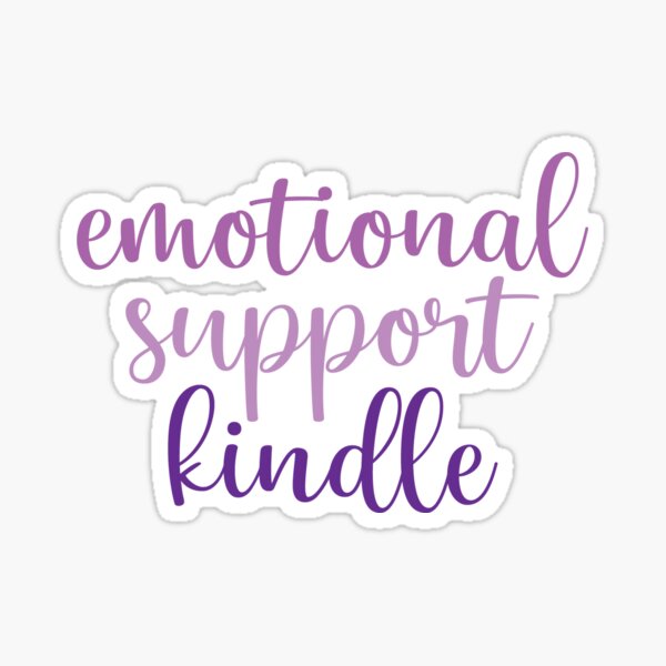 Artikel-Vorschau von Emotionale Unterstützung kindle lila, designt und verkauft von KimbeeCalderon.