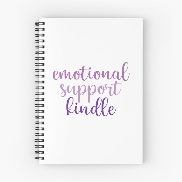Item preview, Emotional support kindle purple designed and sold by KimbeeCalderon.
