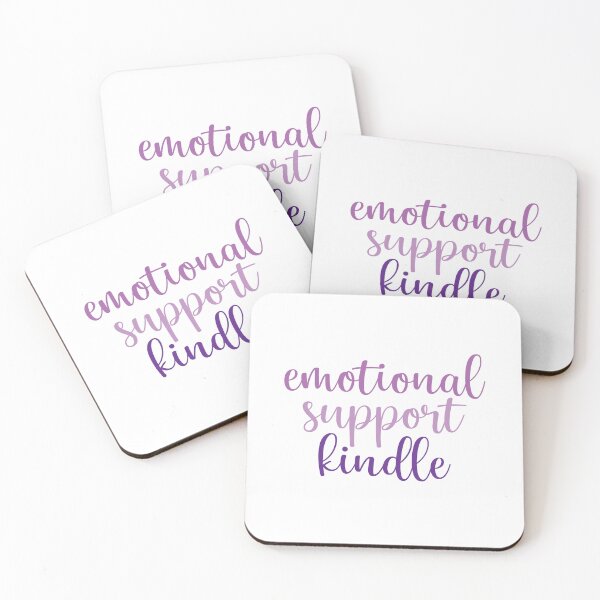 Item preview, Emotional support kindle purple designed and sold by KimbeeCalderon.