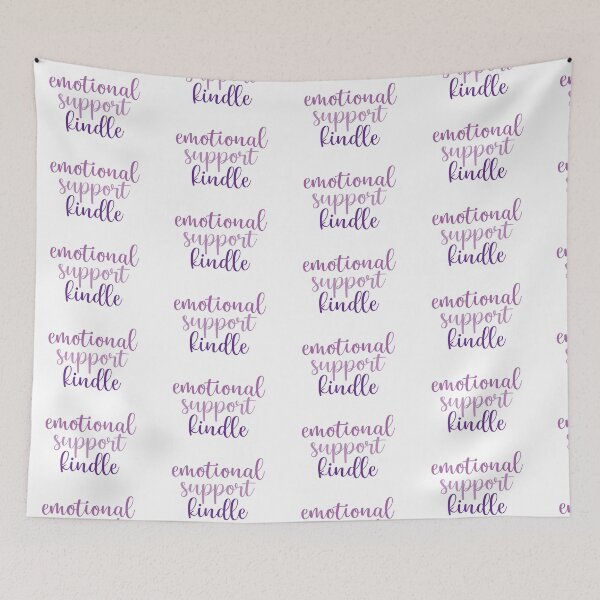 Item preview, Emotional support kindle purple designed and sold by KimbeeCalderon.
