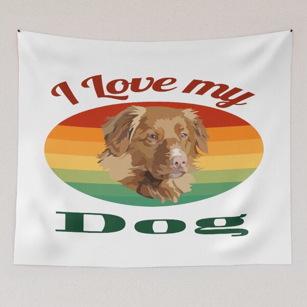 Item preview, Copy of I love my dog drawing designed and sold by Blondiabshop.