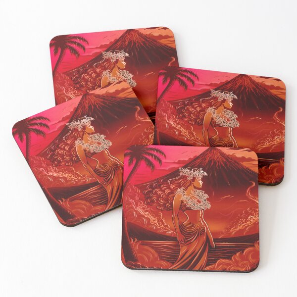 Item preview, "Pele Hawaiian Goddess" Big Island Volcano designed and sold by sunnthreads.