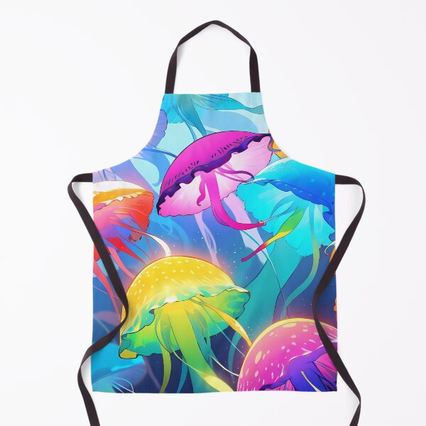 Item preview, a group of colorful jellyfish designed and sold by Carmillai.