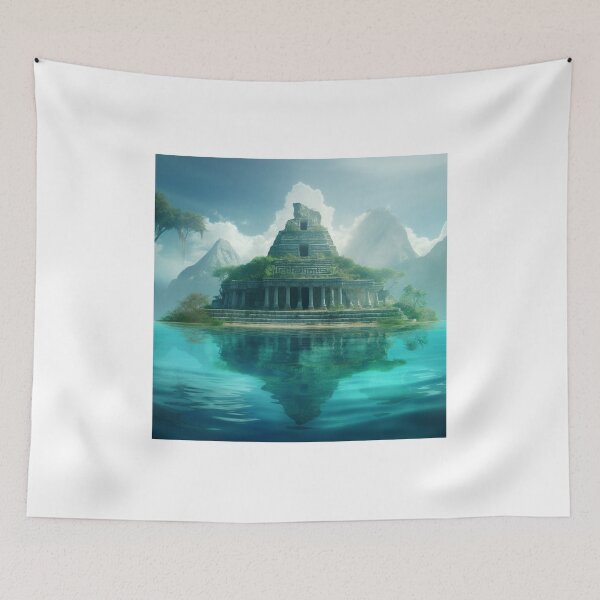 Item preview, Temple in the middle of a lake designed and sold by EdicionesJML.