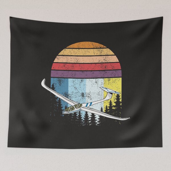 Item preview, Glider Sailplane Aeroplane Vintage Airplane Pilot Soaring designed and sold by MrEddie10.