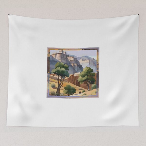 Item preview, abstract landscape aug 01 part 4 2023 tileartwork designed and sold by tileartwork.