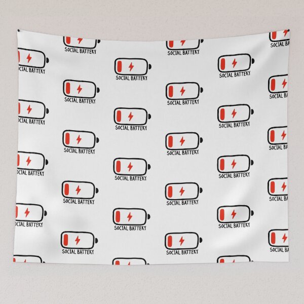 Item preview, Low Social Battery designed and sold by mairsaydraws.