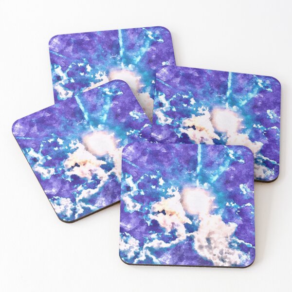 Item preview, Bright purple tie dye inspiration  designed and sold by Susan Gallup.