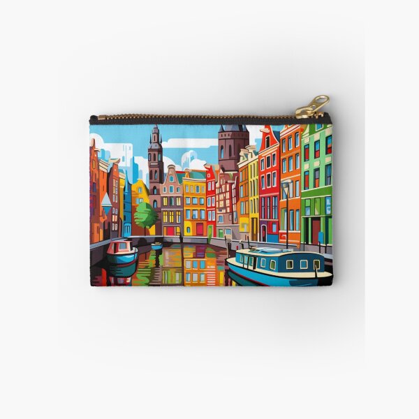 Item preview, A Pop Art Travel Print of Amsterdam - Holland designed and sold by StudioRedKoala.