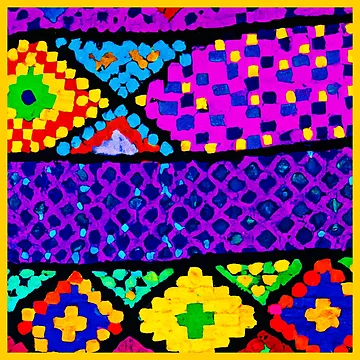 Artwork thumbnail, Lively Color Pattern by Health And Fitness Posts e-Store