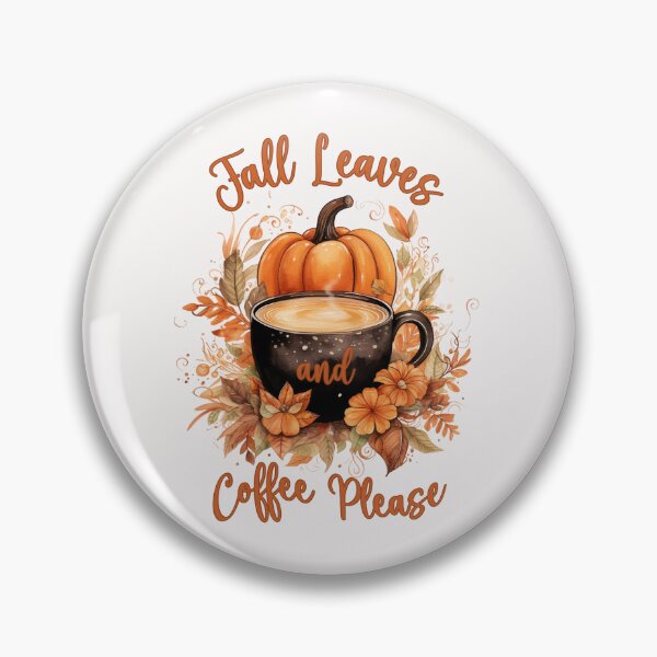 Item preview, Fall Leaves and Coffee Please designed and sold by HappyLifeCreate.
