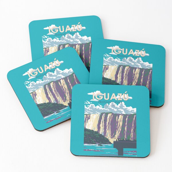 Item preview, Iguazu National Park Argentina Travel Art Vintage designed and sold by KrisSidDesigns.