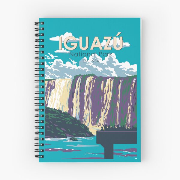 Item preview, Iguazu National Park Argentina Travel Art Vintage designed and sold by KrisSidDesigns.