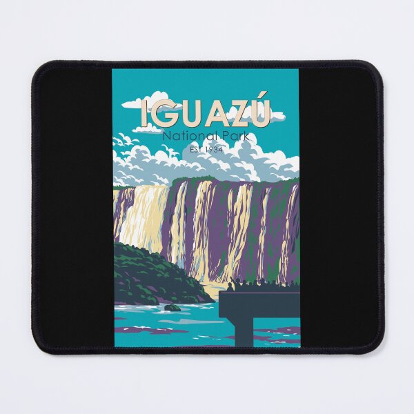 Item preview, Iguazu National Park Argentina Travel Art Vintage designed and sold by KrisSidDesigns.