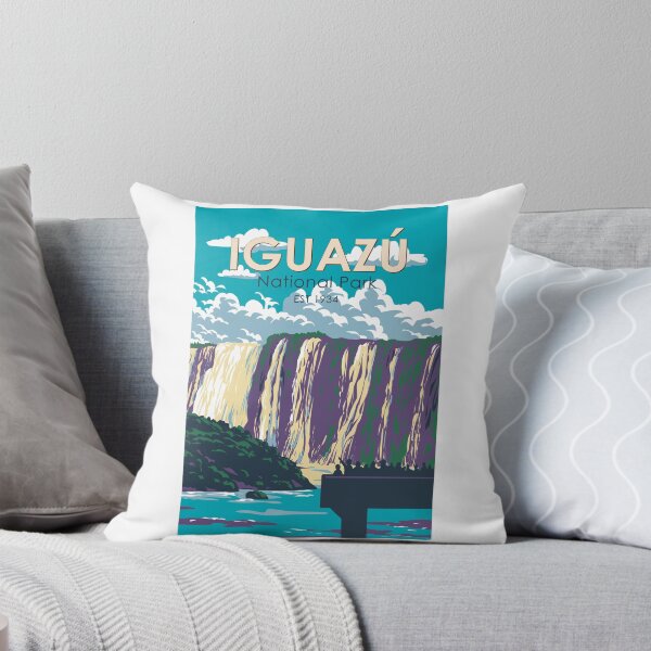 Item preview, Iguazu National Park Argentina Travel Art Vintage designed and sold by KrisSidDesigns.